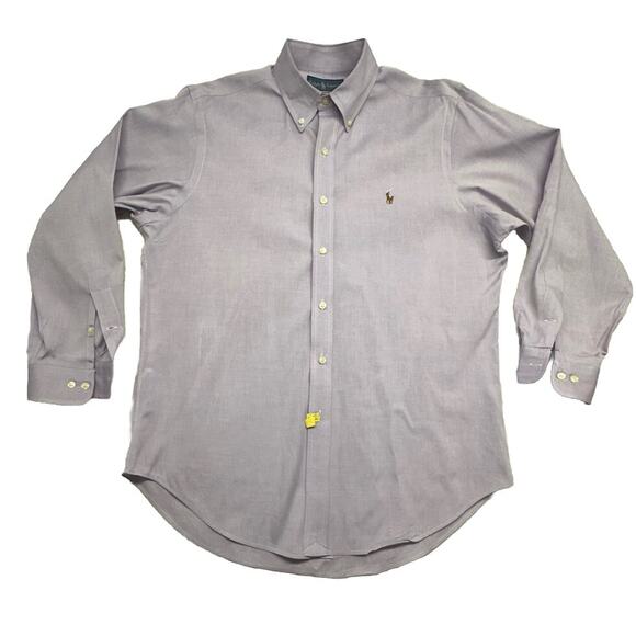 Polo Ralph Lauren Other - Polo Ralph Lauren Dress Shirt Mens Sz 16 32 33 Lavender Classic Fit Long Sleeve
